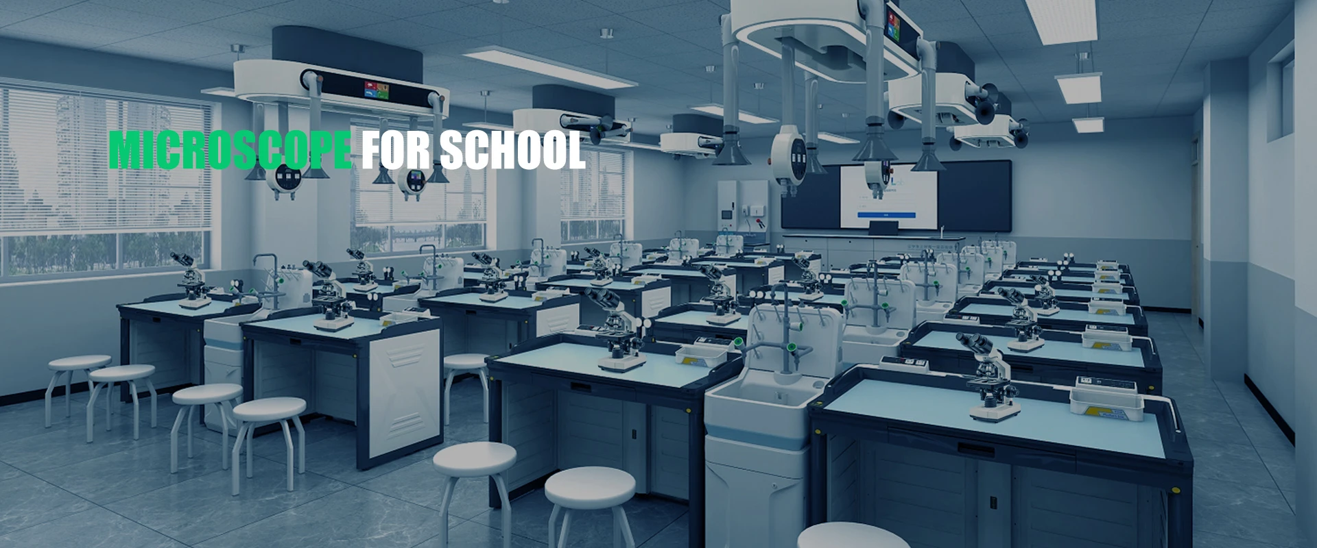 Digital microscope for laboratory and school